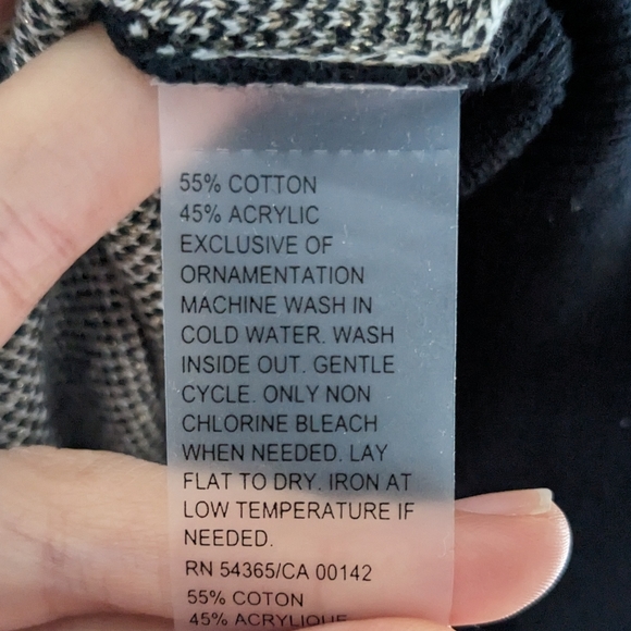 Vintage Tanjay Animal Print Full Zip Sweater Cardigan Size M - Picture 4 of 7